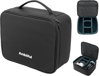 AMBITFUL Carrying Bag Zoom P7 XL for Photography Equipments with Large Capacity, Multi-functional Storage Case for Mini Drone and Other Accessories,with Thick Sponges and Interial Mesh Layer