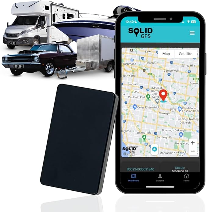 Tracker – Real-Time 4G Vehicle Tracker with App Alerts, Geofencing & Long Battery Options – No Wiring, Australian Support (6-Month Battery Life)