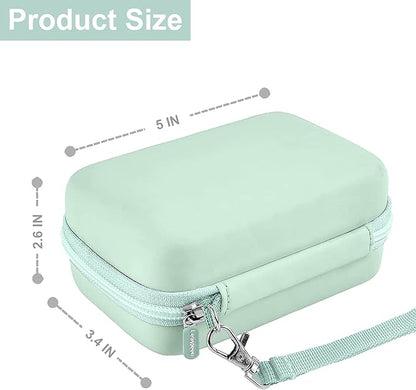 Leayjeen Digital Camera Case Compatible with KODAK EKTAR H35 H35N Half Frame Film Camera，Storage Holder Organizer for Kodak Ultra F9 M35 M38 Paper Shoot Camera-Dark Green(Case Only)