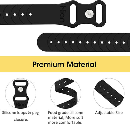 Hion Motion Sickness Bracelets Sea Sickness Wristbands for Motion Sickness/Morning Sickness/Pregnancy Nausea Anti Nausea Bands Acupressure Wristband Motion Sickness Bands（2Pairs Black ）