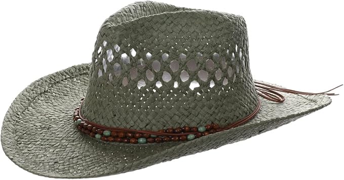 Panama Jack Drifter Sun Hat - Toyo Straw, 3 1/4" Shapeable Brim