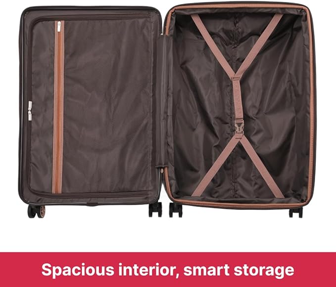 LEGEND WALKER DECK Hardside Expandable Luggage, 19 inch, Carry-on, Black, 5514-49-BK
