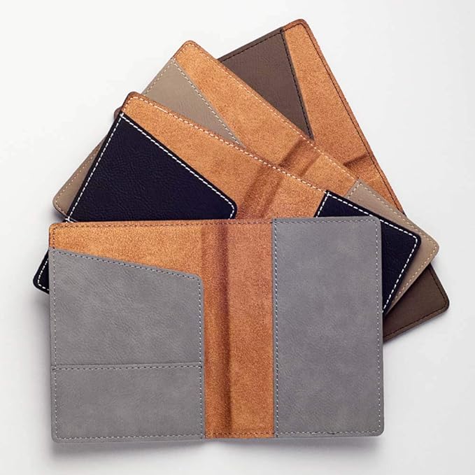 Lifetime Creations Create Your Own Personalized Passport Cover - Black, Custom Passport Holder Passport Case