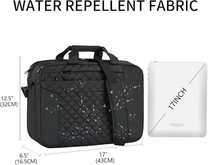 KROSER Laptop Bag 15.6 Inch Briefcase Shoulder Bag Water Repellent Laptop Bag Bussiness Carrying Handbag