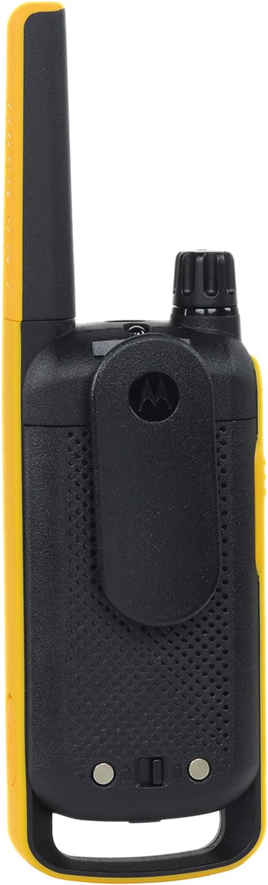 Motorola T470 Talkabout Two Way Radios, Long Range Emergency Rechargeable Waterproof Walkie Talkies 22 Channel, 35 Mile outdoor Black Yellow, 2 Pack