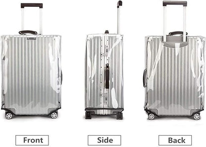 20 Inch Clear PVC Luggage Cover Protectors Suitcase Covers for Luggage Thickened suitcase protective cover for Wheeled Suitcase Suitable for 20"