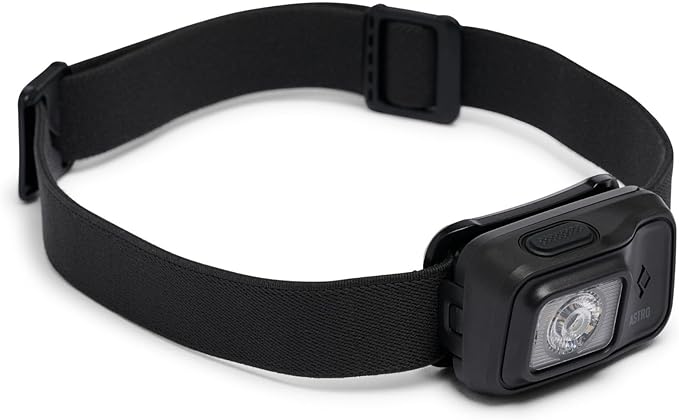 BLACK DIAMOND Astro 300 Headlamp | 300 Lumens | 3X AAA Batteries Included | Compact, Lightweight for Camping, Hiking & Climbing (Ops Black)