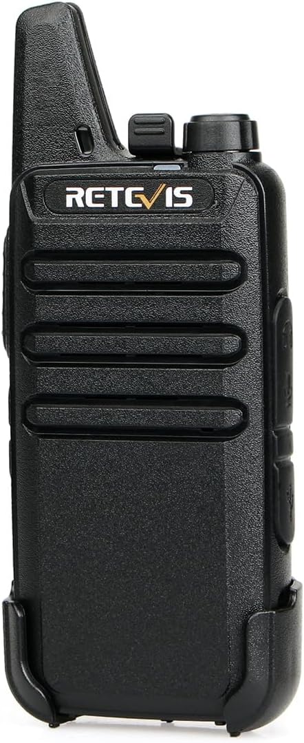Retevis RT22 Walkie Talkies for Adults, Two Way Radios Long Range Rechargeable, VOX Handsfree, Mini Compact Walkie Talkie with USB Charger, for School Church Restaurant (6 Pack)