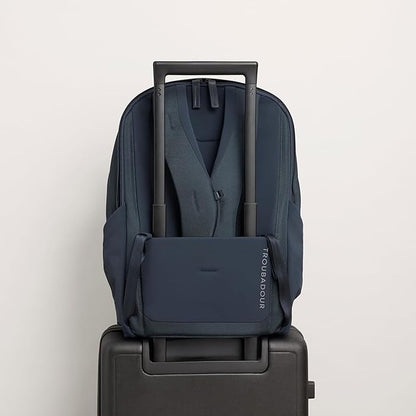 Troubadour Neo Backpack - 22L Lightweight Laptop Backpack - Ergonomic & Water Resistant - Versatile Style for Work and Travel - Basalt