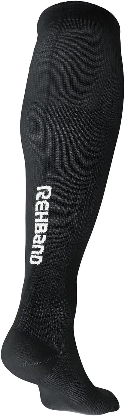 Rehband Compression Socks for Men & Women, 1 Pair Compression Socks Sports, 15-20 mmHg for Endurance Sports, Promotes Blood Circulation and Reduce Cramps