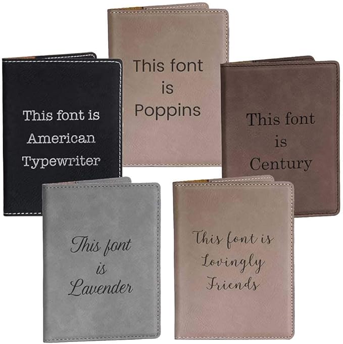 Lifetime Creations Create Your Own Personalized Passport Cover - Dark Brown, Custom Passport Holder Passport Case