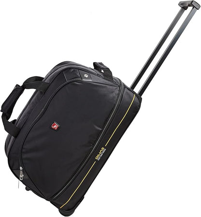OIWAS Small Rolling Duffle Bag with Wheels Travel 22 inch Carry On Luggage Unisex-Adult Short Term Trips Expandable 50L to 60L
