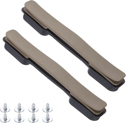 uxcell 2 Pcs Luggage Handle Replacement 8.5 Inch Suitcase Handle Carry Strap Plastic Pull Handle Grip Luggage Replacement Parts with Screws for Suitcase Box Luggage Case, Brown
