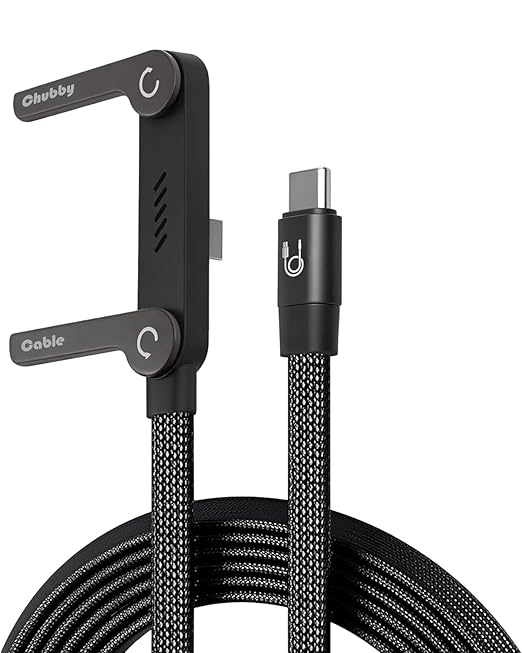 Invisible Stand Charging Cable, 2-in-1 Invisible Holder Charger Cable, 240W Fast Charging Cable with Stand, for Smartphones Tablets Laptops (Type C-Type C)