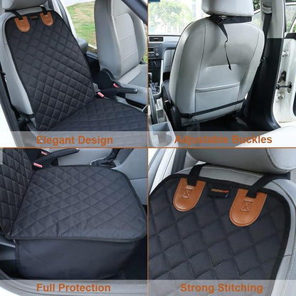 Paw Jamboree Car Front Seat Covers for Dogs Captain Chair Seat Covers Pet Car Seat Cover Car Seat Protector for Dogs Bucket Seat Cover