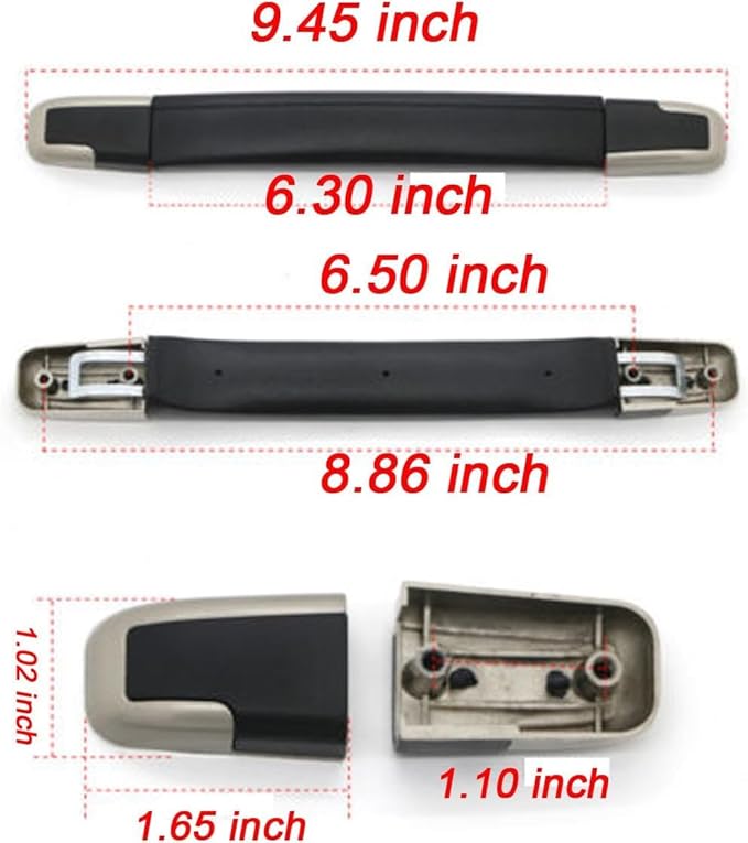 Zoofen Replacement Luggage Suitcase Handle Carry Strap Luggage Grip Luggage Replacement Handle Pulls（Z022）
