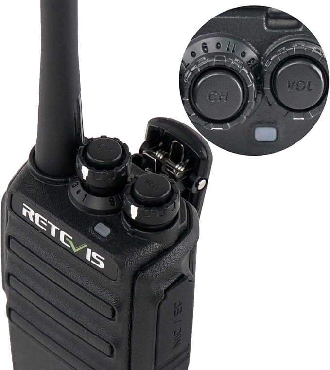 Retevis H-777S Walkie Talkies Long Range,Heavy Duty Portable FRS Two-Way Radios, Hands Free,Safe Call,Rugged Commercial 2 Way Radios with Gang Charger,for Warehouse, Churches,Jobsite(6 Pack)