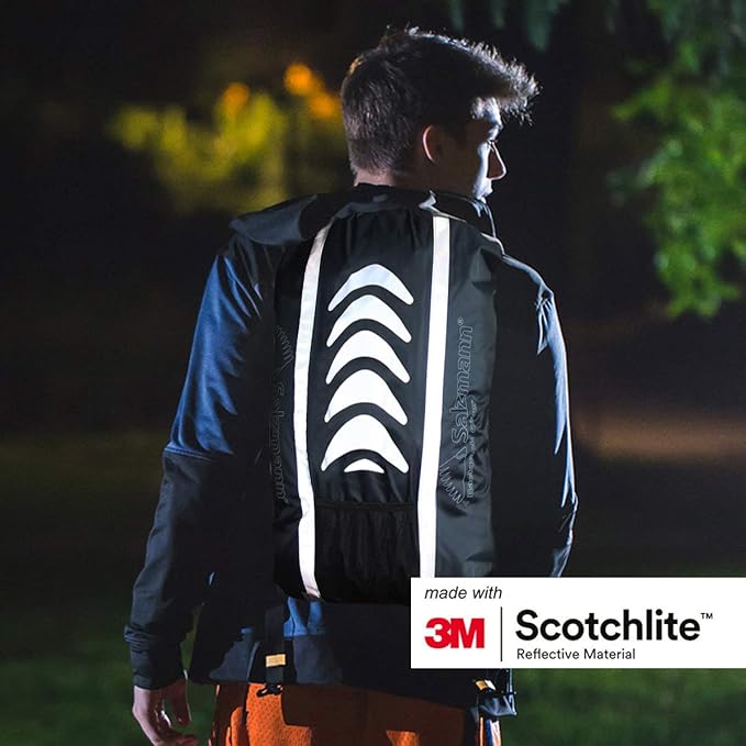 Salzmann 3M Reflective Backpack Cover | High Visibility, Waterproof & Weatherproof | Ideal for Cycling, Running & Hiking