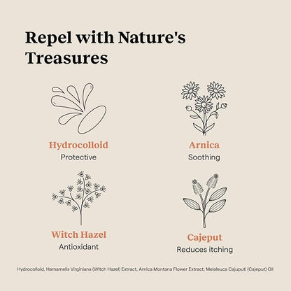 Kinfield Bug Bite Remedy Relief Patches - Hydrocolloid Skin Soothers Against Itch and Irritation - Cruelty, and Paraben Free - Vegan After Bite Treatment - 30 x Patches