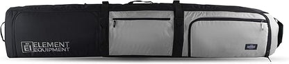 Element Equipment Wheeled Padded Ski Bag Ultimate Double - Premium High End Double Roller Travel Bag
