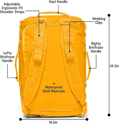 Baboon to the Moon Small 40L Go-Bag – Small Gym Bag, Travel Duffel Bags for Women and Men, Duffle bag for Travel, Backpack Duffle, Overnight Bags