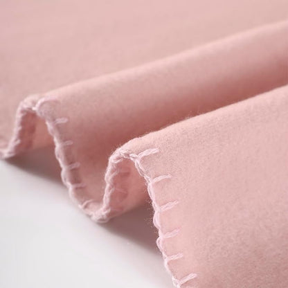 CAI TENG Fleece Throw Blanket Bulk 6 Pack Blankets Soft Lightweight for Kids Cozy Polar Fleece Blanket 50 x 60 Solid Pet-Friendly Bed Sofa Couch Fleece Fabric Travel Wedding Gift Outdoor Pink