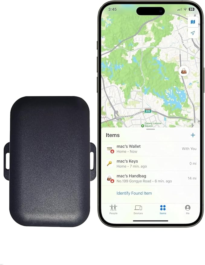 10 Years Long Life Battery Item Finder Tracker Locator, no Monthly fee, no Subscription, no sim for Vehicles car ebike Truck Luggage School Bag..., Good Replacement for GPS (for Android)