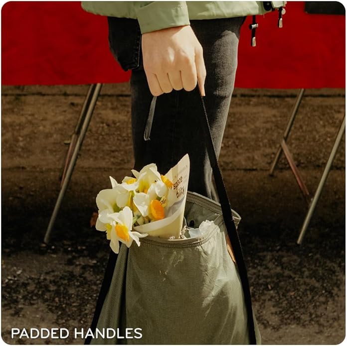 Peak Design Packable Tote, Zippable Ultralight Carry-All, Self-Healing Ripstop Shell, Weather-Resistant Stowable Bag