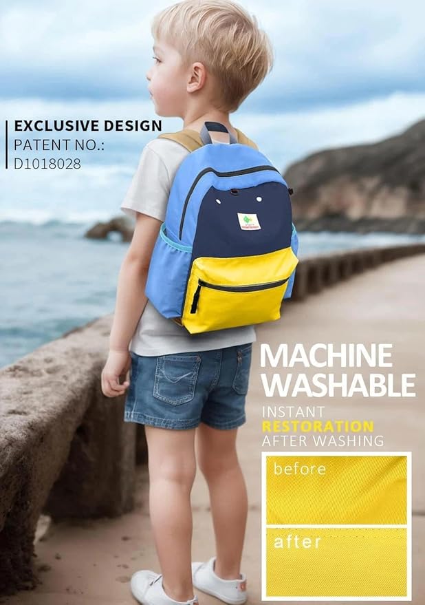 Kids Backpacks For Girls Boys, School & Travel, Large, 15" H, Unisex, Lelon-shark- L, Water Resistant, Animals Pattern, 1 L, Nylon