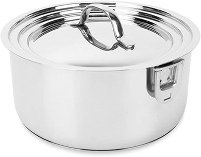 Camco Mfg 43921 Cookware 10 Pc Set Nesting Stainless Steel
