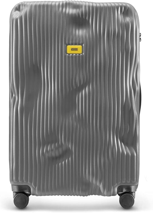 CRASH BAGGAGE | Stripe | Trolley Suitcase | Large | Smoke Grey
