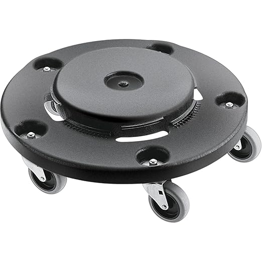 Replcament Casters for Brute Trash Bin Dolly Set of 5, 3-Inch Trash Can Dolly Replacement Wheels - 375LBs per Set