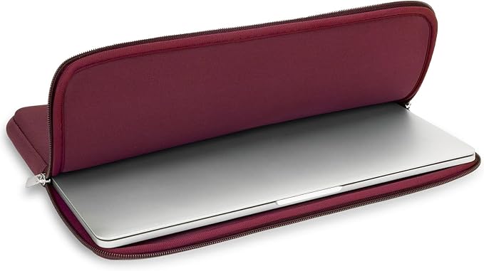 RAINYEAR 11-11.6 Inch Laptop Sleeve Protective Case Soft Carrying Computer Zipper Bag Cover Compatible with 11.6" MacBook Air for 11" Notebook Tablet Chromebook (Red)