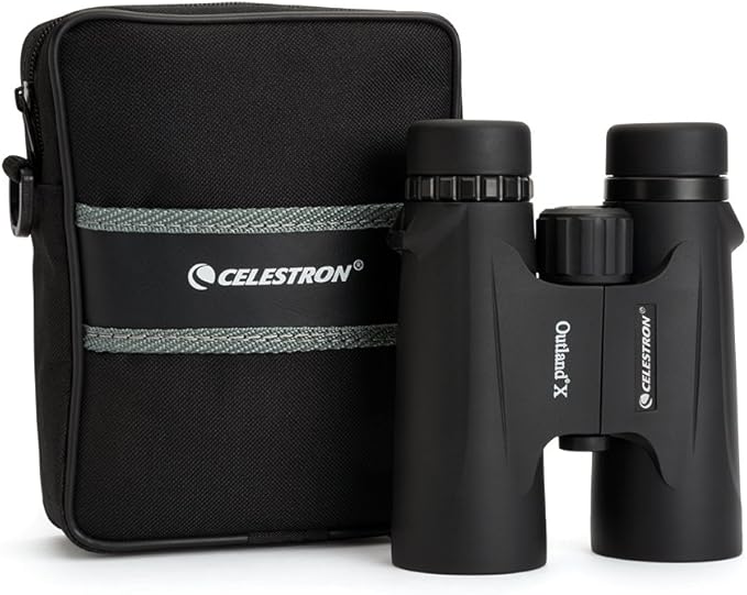 Celestron Outland X Binoculars 10x42 | Waterproof & Fogproof | Multi-Coated Optics | BaK-4 Prisms | Rubber Armor | Pack of 10