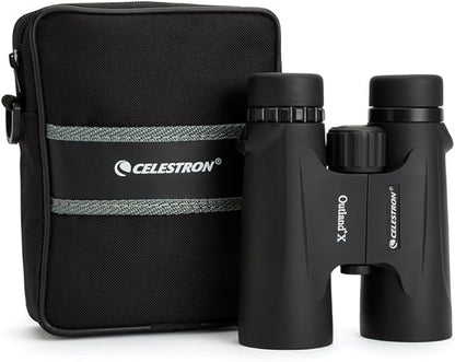 Celestron Outland X Binoculars 10x42 | Waterproof & Fogproof | Multi-Coated Optics | BaK-4 Prisms | Rubber Armor | Pack of 10