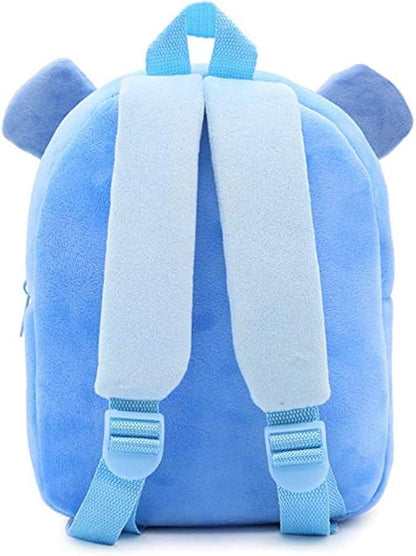Cute Toddler Backpack,Cartoon Cute Animal Plush Backpack Toddler Mini School Bag for Kids Age 1-4 Years Old(Hippo)