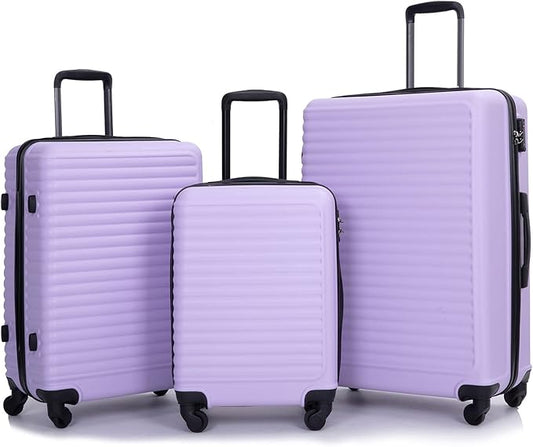 Travelhouse Luggage Sets, Expandable Hardside Suitcases 24in/28in, Carry on 20in,3 Piece Set Travel Luggages Clearance with Double Spinner Wheels TSA Lock Lightweight