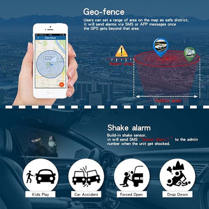 GPS Tracker for Vehicles Long Battery Life 20000mAh up to 150 Days Battery Tracker Device for Vehicles Unlimited Distance Car GPS Tracker Device Magnetic Waterproof for Cars, Fleets TK918 4G