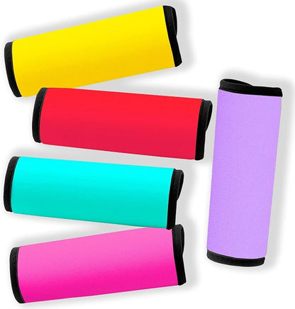 Neoprene Luggage Handle Wraps for Traveling Bright Color Luggage Identifiers|Handle Wraps|Handle Covers