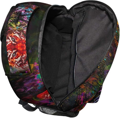 ALAZA Panther Leopard Animal Print Large Backpack for Kids Boys Girls Student Personalized Laptop iPad Tablet Travel School Bag with Multiple Pockets
