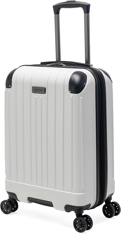 Kenneth Cole Reaction Flying Axis 20" Hardside Expandable 8-Wheel Spinner Carry-On Suitcase, Coconut White