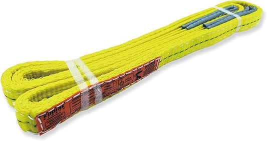 2-Ply Lifting Straps 1”x 8 ft Webbing Sling Tree Saver 1Pack Heavy Duty Web Strap Rigging Moving Towing Hoisting Gear KODIAK STRAPS