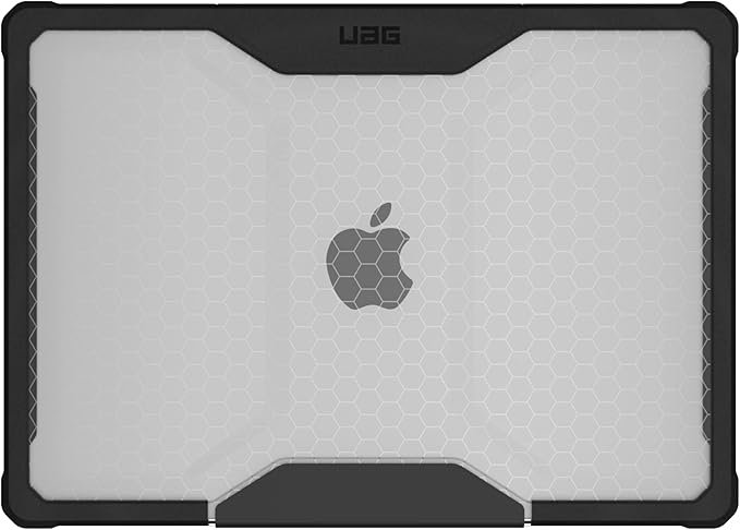 URBAN ARMOR GEAR UAG Designed for MacBook Pro 14 inch Case 2025 M5, 2021-2024 M4/M4 Pro/M4 Max A3434 A3112 A3401 A3185 A2918 A2992 Rugged Military Grade Plyo Laptop Cover, Translucent Clear Ice