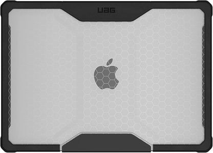 URBAN ARMOR GEAR UAG Designed for MacBook Pro 14 inch Case 2025 M5, 2021-2024 M4/M4 Pro/M4 Max A3434 A3112 A3401 A3185 A2918 A2992 Rugged Military Grade Plyo Laptop Cover, Translucent Clear Ice