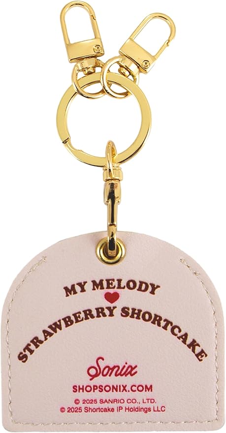 Sonix Keychain Case Compatible with Apple AirTag (My Melody x Strawberry Shortcake)