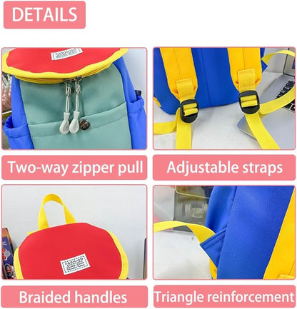 Toddler Backpack for Boys and Girls Age 3+, Lightweight Small Kids School Bag for Kindergarten, Daycare, Travel (Red)