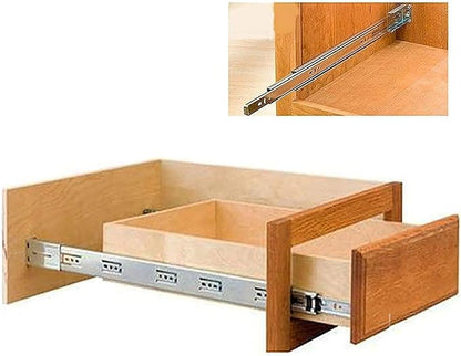 LONTAN 10 Pairs Rear Mounting Brackets for Drawer Slide - B4502 Cabinet Drawer Bracket for Face Frame Cabinets Kitchen Replacement Parts for 1.77 inch(45mm) Width Furniture Gildes