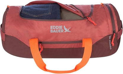 Eddie Bauer Stowaway Packable Duffel Bag | Travel | Foldable | Lightweight | Durable | Ripstop Polyester