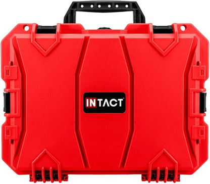 Eylar 18" Intact Series Hard Camera Case, Lightweight and Durable Stacker Design with Foam (Red)