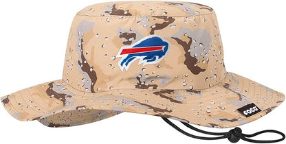 NFL Solid Team Color Logo Sport Outdoor Sun Bucket Boonie Hat
